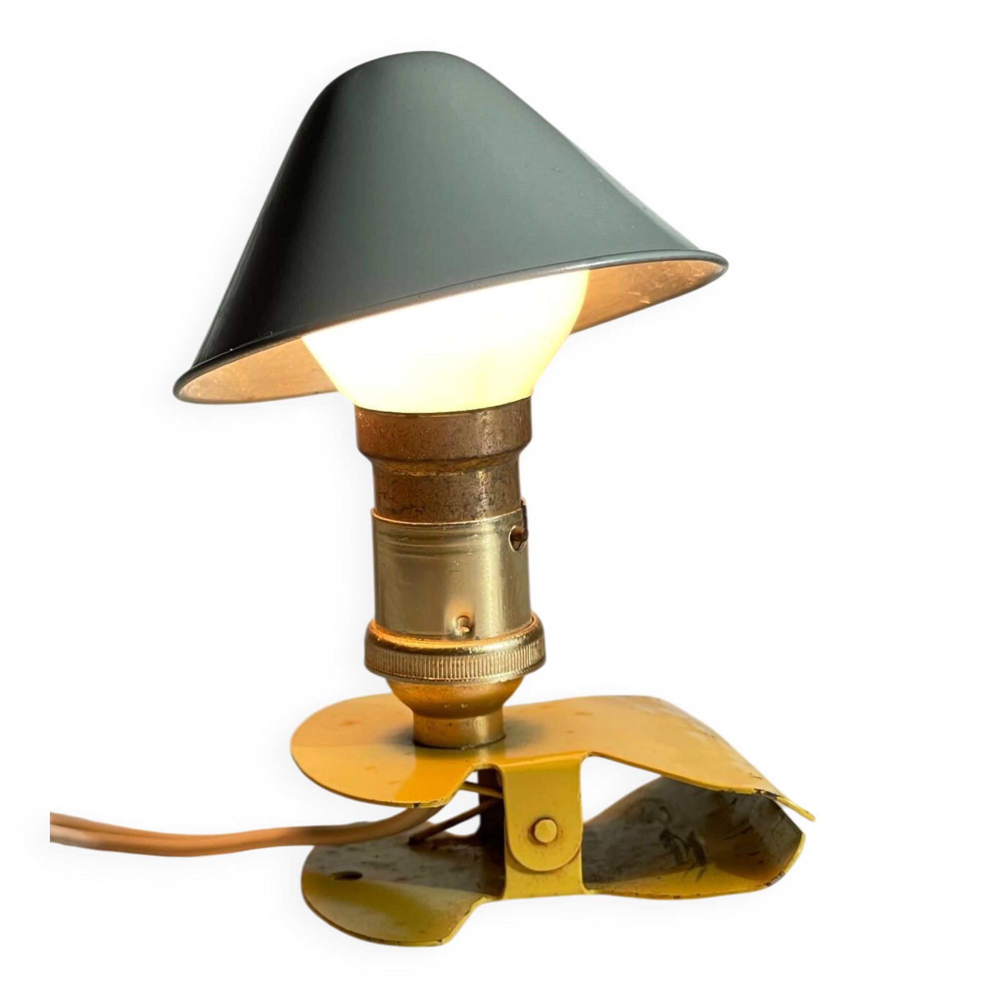 Vintage mushroom spotlight lamp