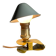 Vintage mushroom spotlight lamp