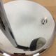 Chrome metal desk lamp