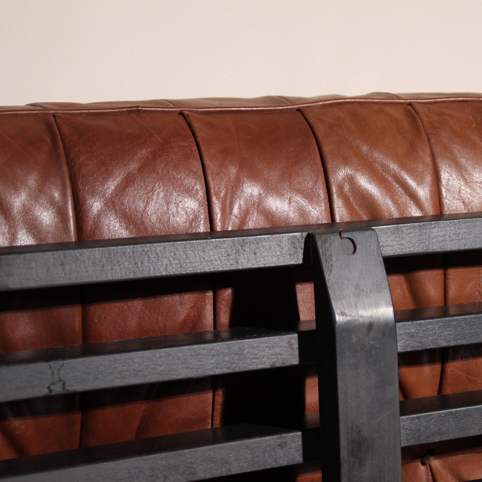 Daybed ‚DS-80‘ in Cognac Patchwork Leather by De Sede | Switzerland 1970s