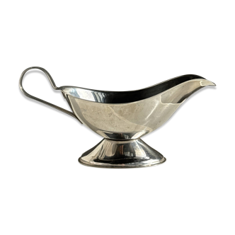 Silver-plated metal sauce boat H14