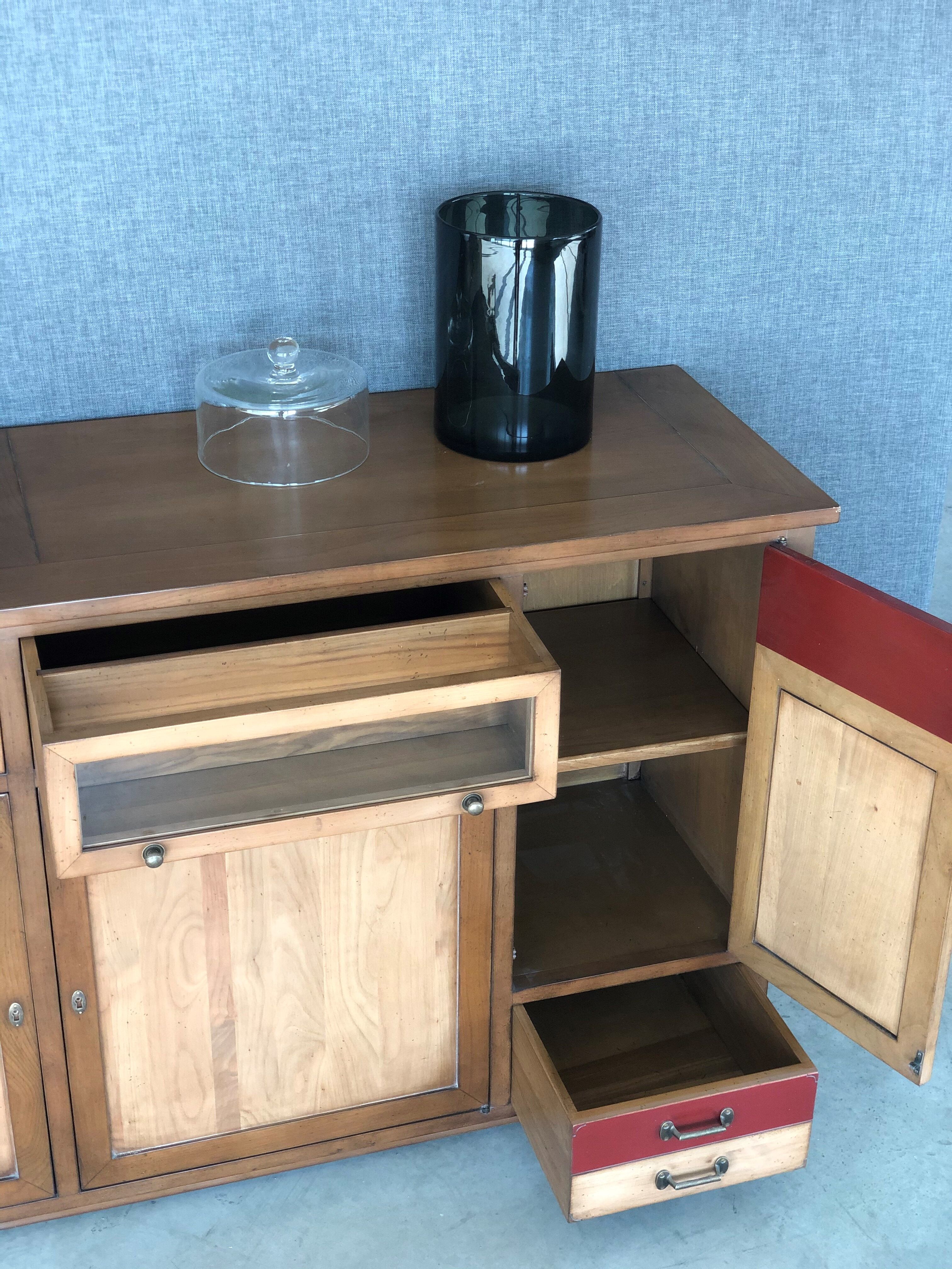 Buffet loft in merisier