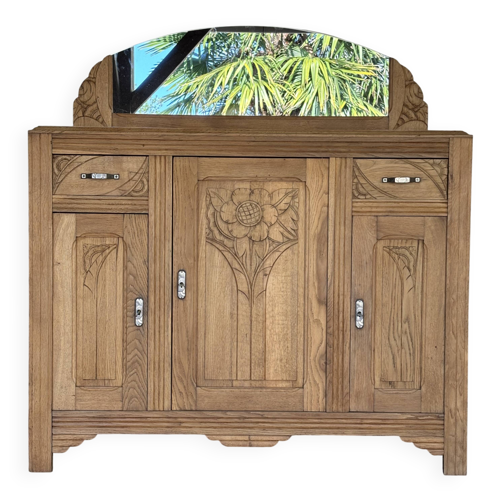 Art Deco sideboard with mirror