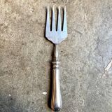 Silver plated metal serving fork