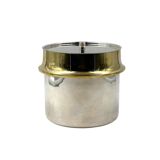 Hollywood regency gold Ice Bucket, Italy ca. 1980s