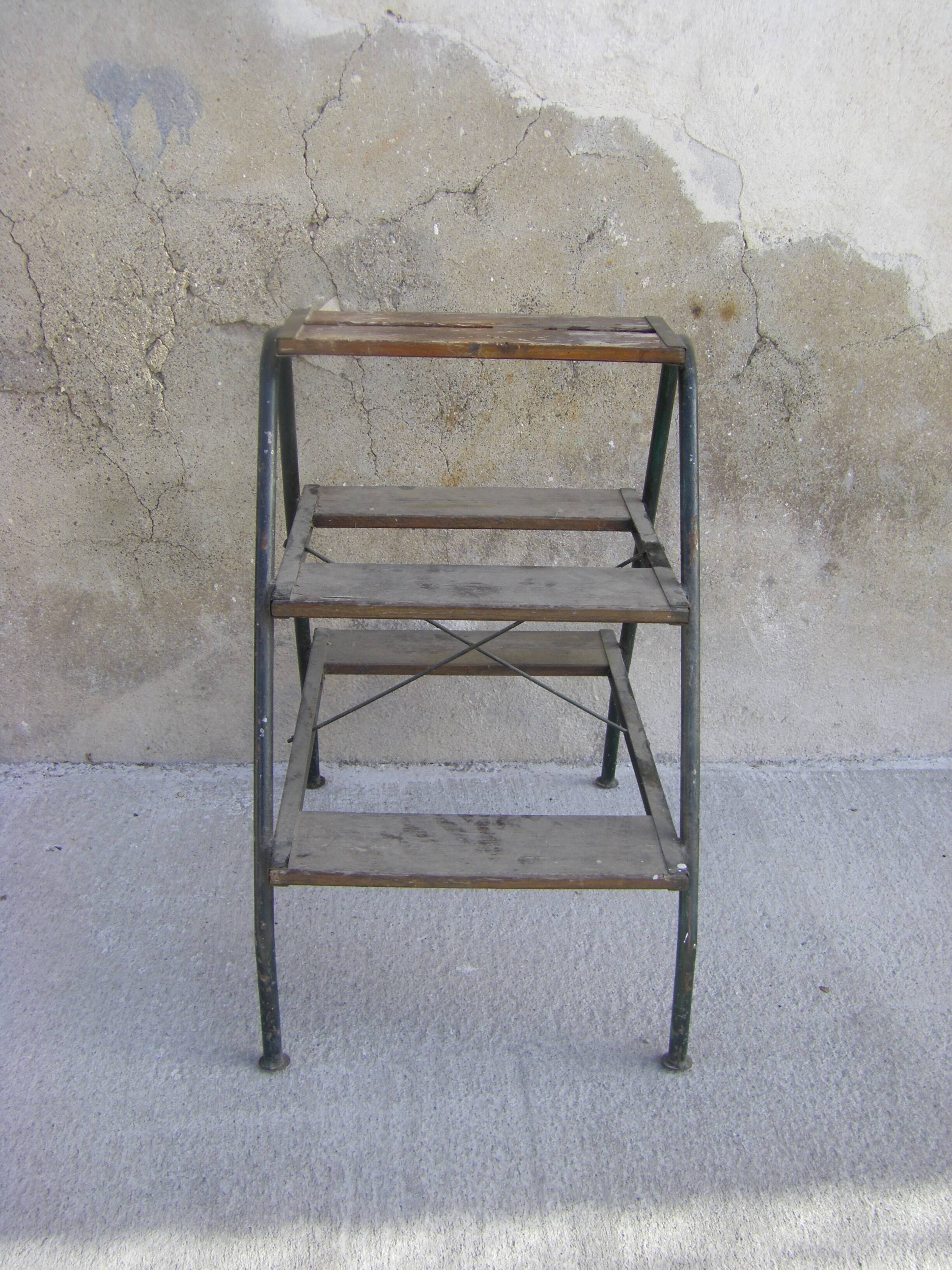 Vintage workshop stepladder