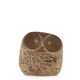 Bronze owl paperweight by Jarc, 1950s