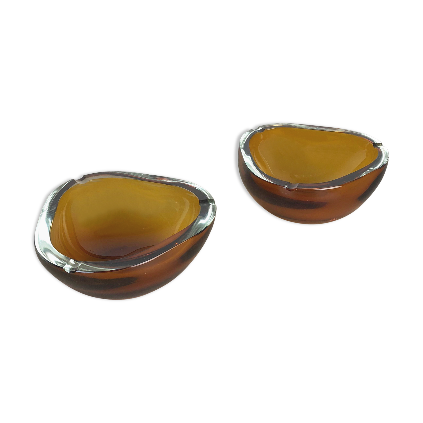 Murano ashtray elements by Antonio da Ros for Cenedese 1960s