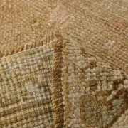 Light Brown & Pink Vintage Persian Rug, Handmade Wool Classic Home Decor