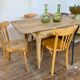 Table de ferme patine d'origine 278 cm