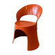 Nanna Ditzel, chair model OD 5301 in orange lacquered fiberglass
