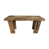 Old patinated workbench