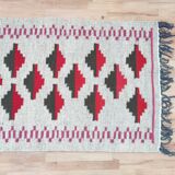 Ethnic double-sided wool carpet fully handmade