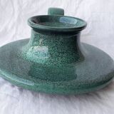 Green candle holder