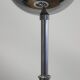 Lustre ampoule vintage opaline & chrome 1960s