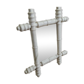Miroir ancien - Miroir bambou shabby