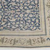 4x7 Navy Blue & Beige Persian Rug 135x204Cm SK 21639