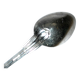 Set of 6 CHRISTOFLE Chinon coffee spoons, 14cm filet model