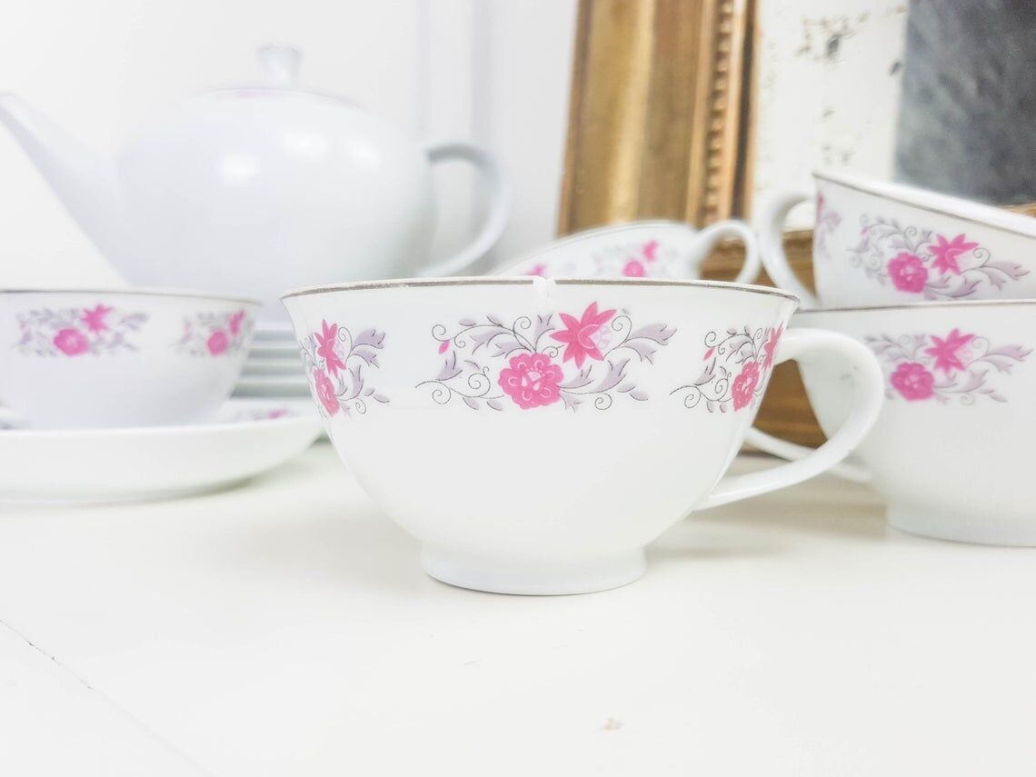 Porcelain tea set