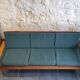 Vintage Scandinavian 3-seater canapé in solid wood