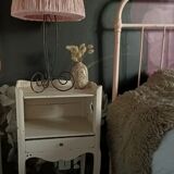 Old weathered bedside
