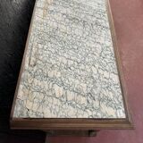 Oak serving trolley