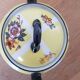 Vintage floral porcelain sugar bowl