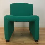 80's pop-style Arfa side chair, green