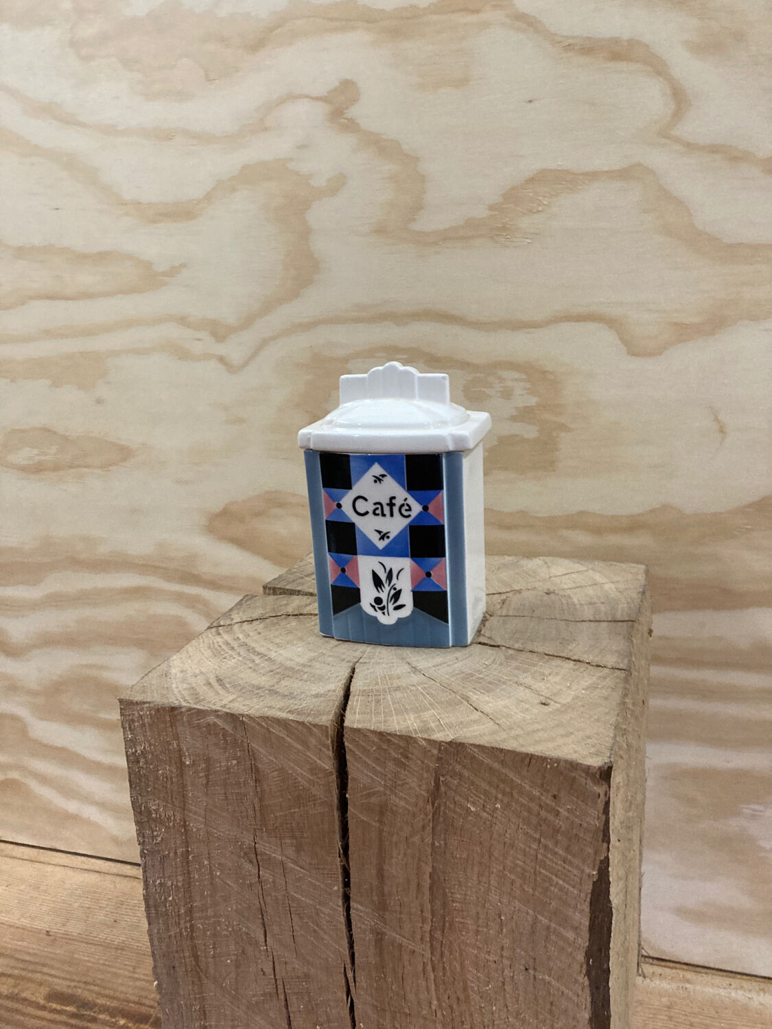 Covered earthenware coffee pot 1930 art deco Ditmar Urbach