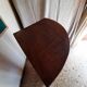 Antique curved corner cabinet