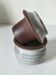 Small water butter dish in glazed stoneware in the Ratilly style.