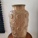 Vase vintage XXL, céramique, Bay, numéroté 76/50, Allemagne de l'Ouest