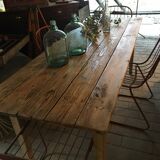 Old campaign table in the early 20th century