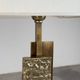 Pair of Dioniso Table Lamps in Marble and Brass by Angelo Brotto, Esperia