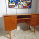Vintage desk from the 60s light oak