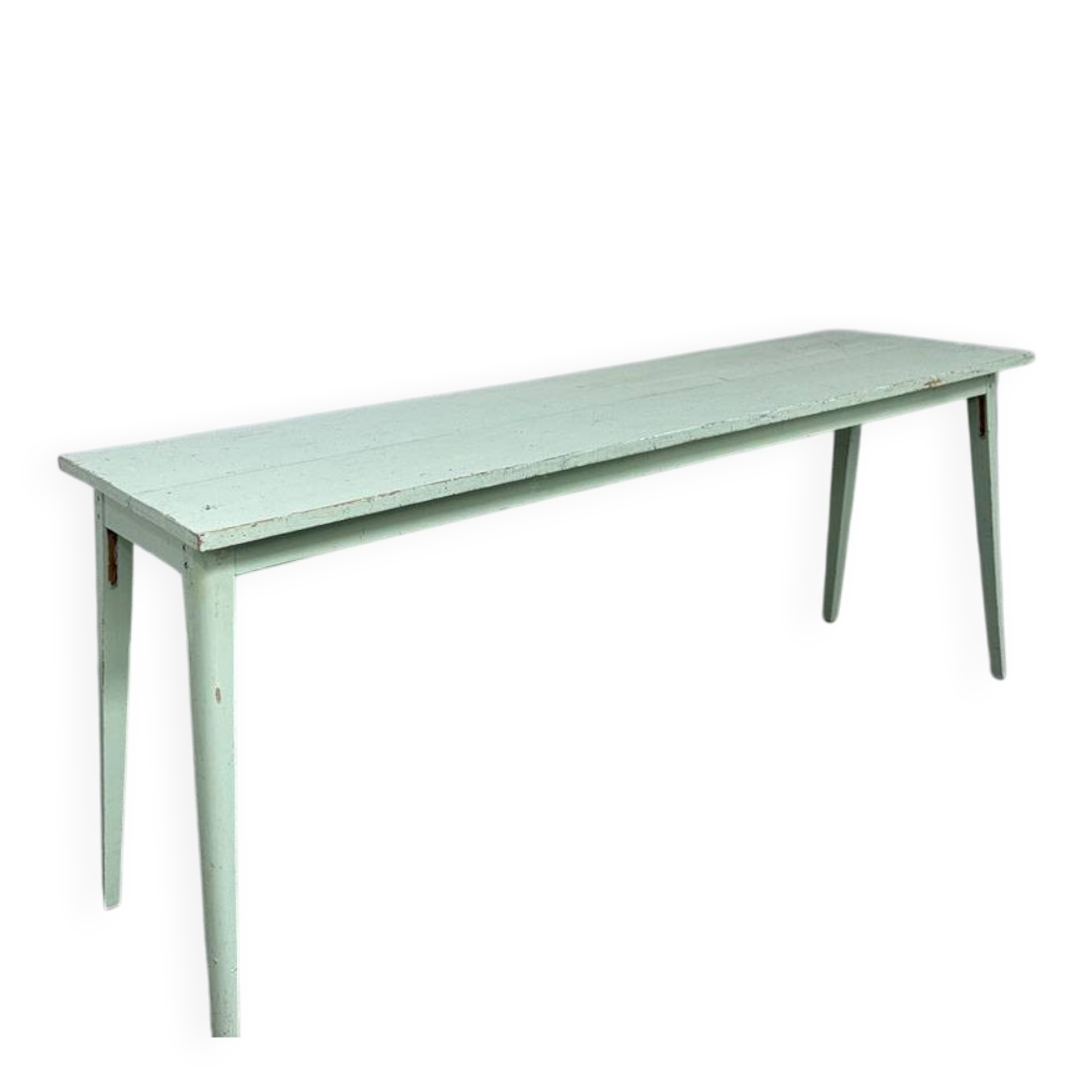 Table console vert d'eau 1950