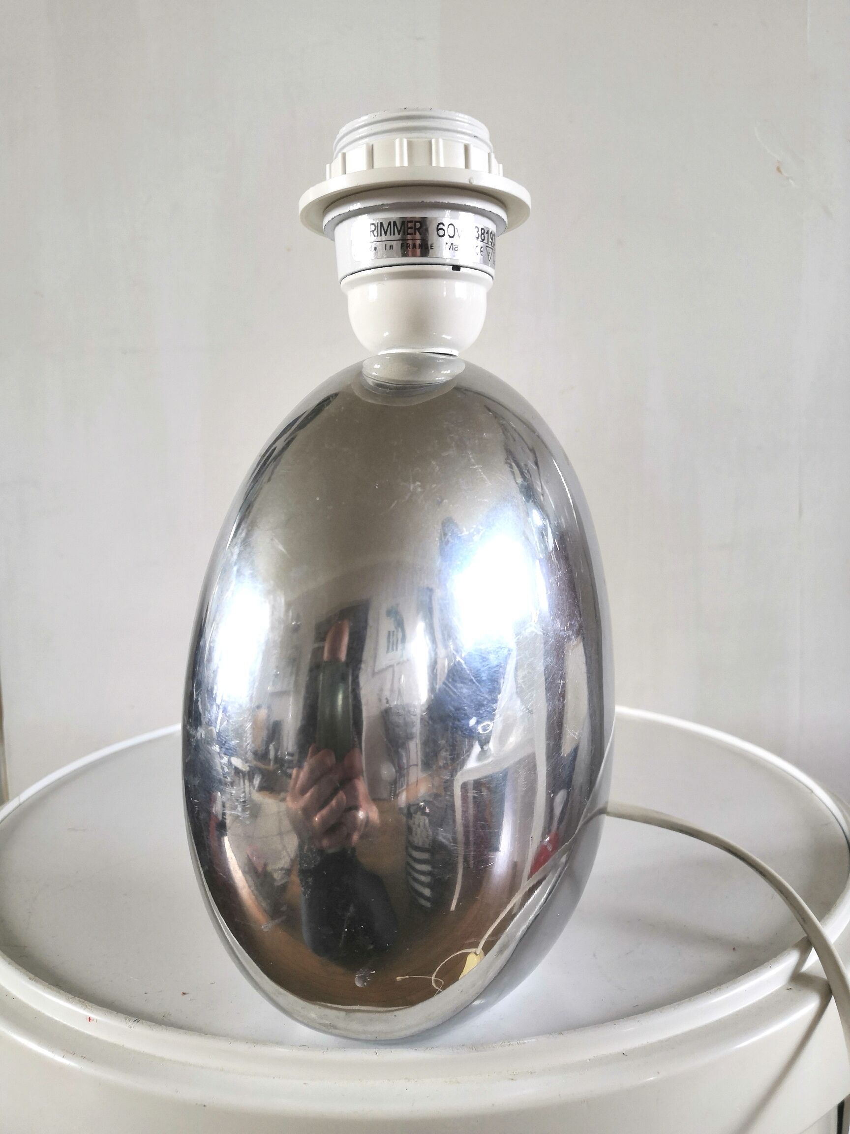 Steel lamp design Drimmer