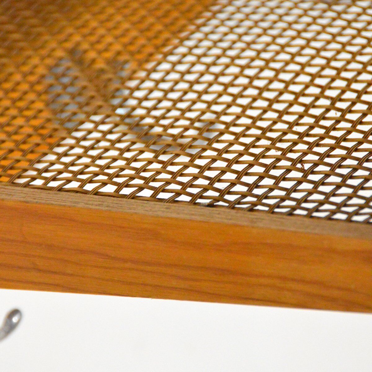 50s coats holder wood and metal