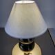 Lampe vintage boule en metal doré années 70