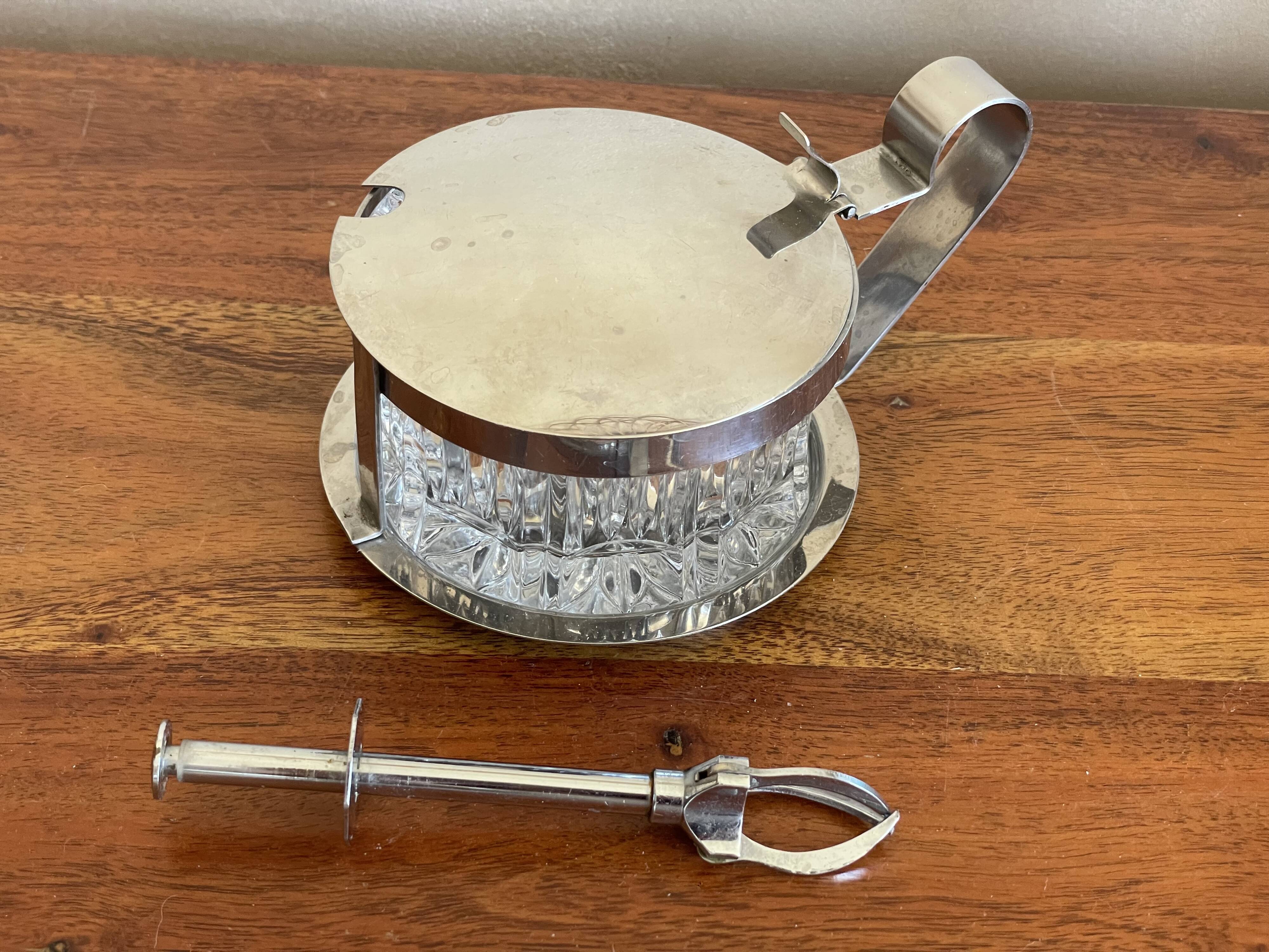 Sugar bowl and sugar tongs