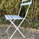 2 Folding metal bistro chairs for brasserie, beer, café, terrace, Brasserie