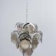Vistosi Chrome Suspension with Smoked Glass Discs, Italy, 1970s