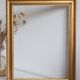 Old gilded wooden frame