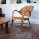 Paire de fauteuils en rotin