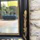 Antique mirror 107/102cm Louis-Philippe beaded from the Napoleonic III era.