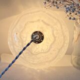 Clichy white glass pendant light