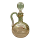 19th-century antique liqueur decanter (DLG Baccarat) cut crystal with bird decoration.