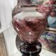 Blown glass round vase, signed Jean-Claude Novaro.
