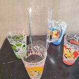 Clear glass pitcher