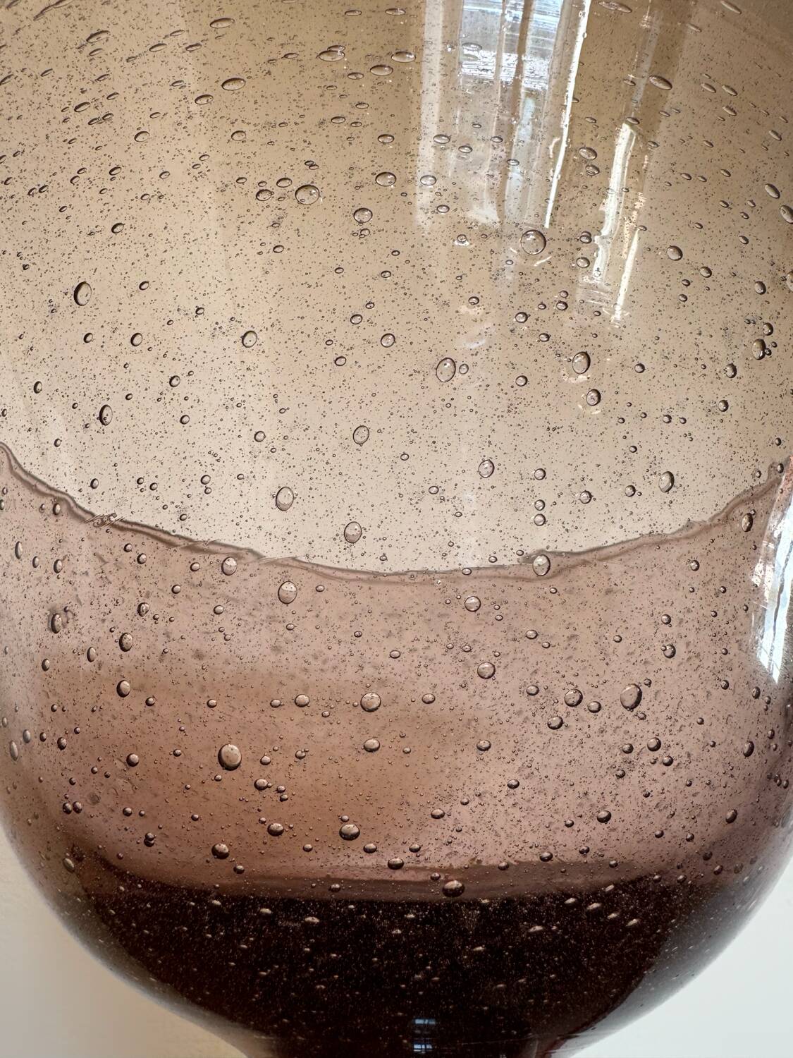 Old Biot blown glass punch set